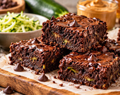 Zucchini Chocolate Brownie