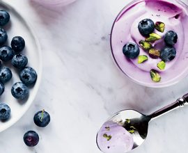 blueberry mousse