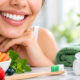 Healthy teeth and gums