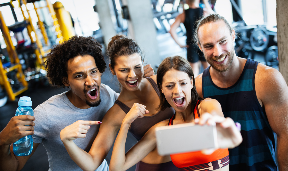 fitness and social media