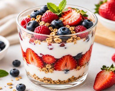 Healthy Mixed Berry Yogurt Parfait